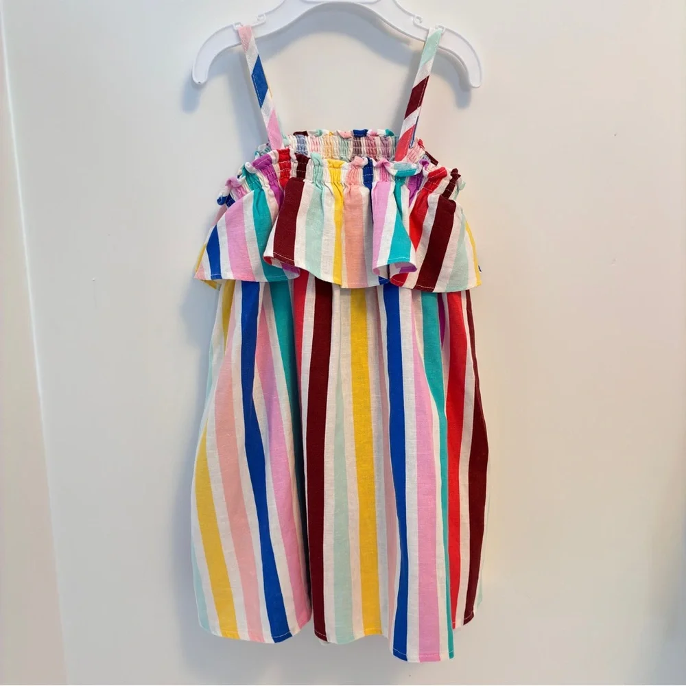 OshKosh B'gosh Sun Dress Bundle Turquoise Floral/ Tiered Gauze/ Stripe Size 3T